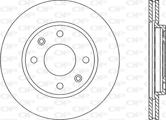 Open Parts BDA1432.20 - Disque de frein cwaw.fr