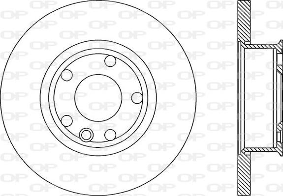 Open Parts BDA1593.10 - Disque de frein cwaw.fr