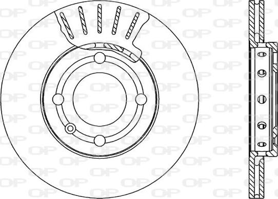 Open Parts BDA1592.20 - Disque de frein cwaw.fr