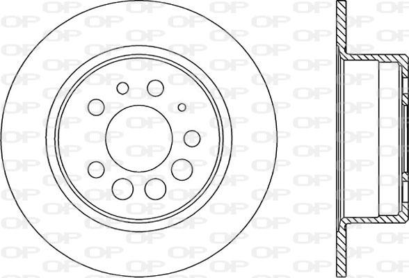 Open Parts BDA1597.10 - Disque de frein cwaw.fr