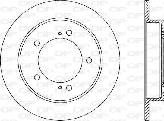 Open Parts BDA1504.10 - Disque de frein cwaw.fr