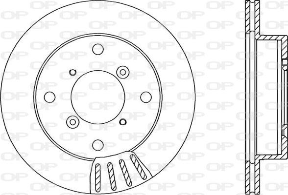 Open Parts BDA1505.20 - Disque de frein cwaw.fr