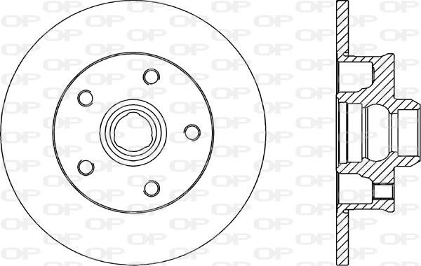 Open Parts BDA1584.10 - Disque de frein cwaw.fr