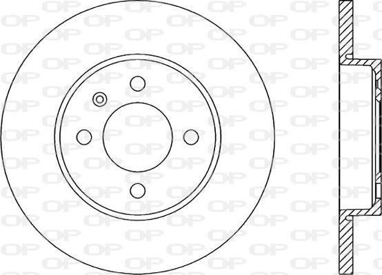 Open Parts BDA1582.10 - Disque de frein cwaw.fr