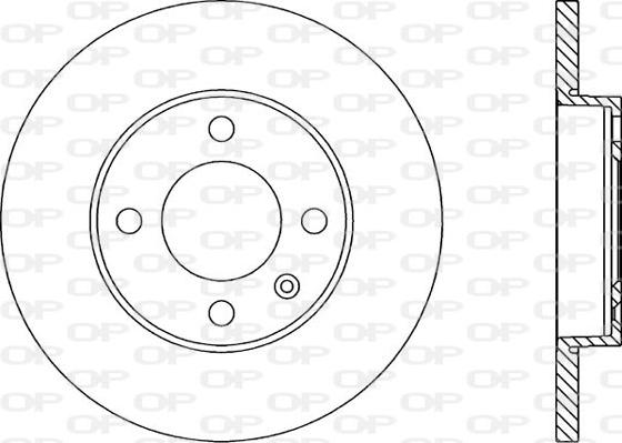 Open Parts BDA1574.10 - Disque de frein cwaw.fr