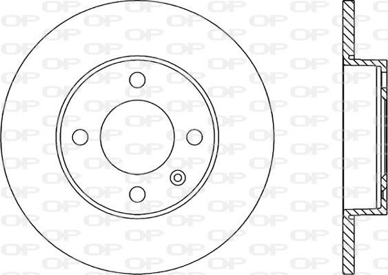 Open Parts BDA1573.10 - Disque de frein cwaw.fr