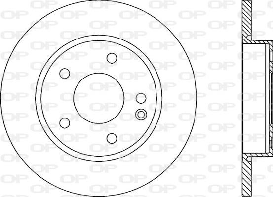 Open Parts BDA1699.10 - Disque de frein cwaw.fr