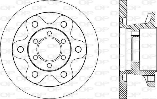 Open Parts BDA1690.10 - Disque de frein cwaw.fr