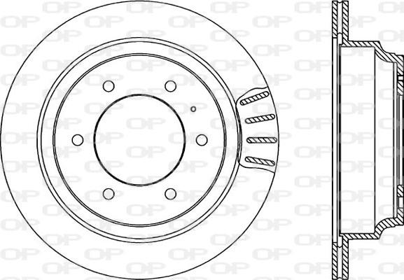 Open Parts BDA1654.20 - Disque de frein cwaw.fr