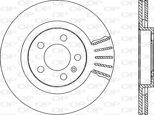 Open Parts BDA1666.20 - Disque de frein cwaw.fr