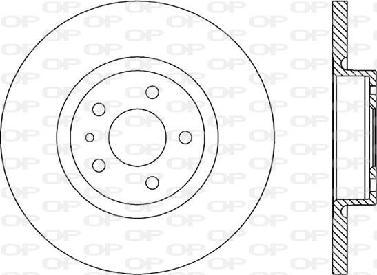 Open Parts BDA1661.10 - Disque de frein cwaw.fr