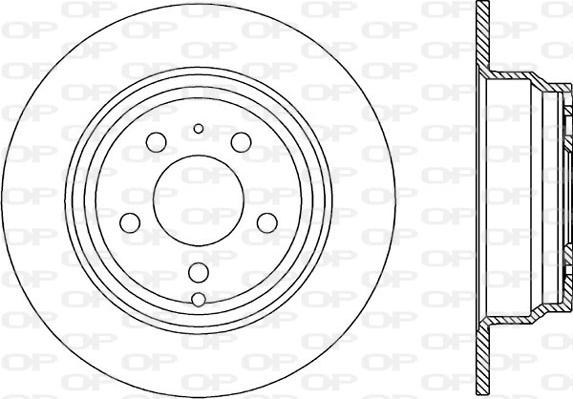 Open Parts BDA1616.10 - Disque de frein cwaw.fr