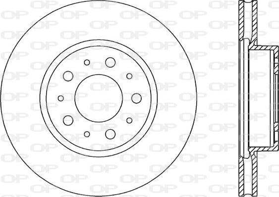 Open Parts BDA1611.20 - Disque de frein cwaw.fr