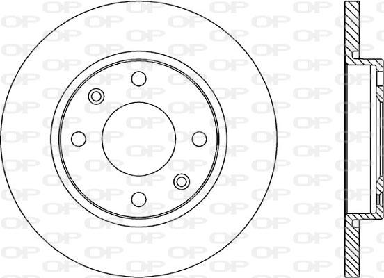 Open Parts BDA1671.10 - Disque de frein cwaw.fr