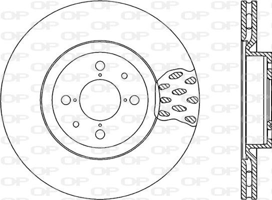 Open Parts BDA1016.20 - Disque de frein cwaw.fr