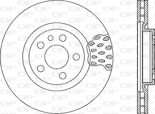 Open Parts BDA1018.20 - Disque de frein cwaw.fr