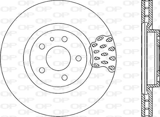 Open Parts BDA1017.20 - Disque de frein cwaw.fr