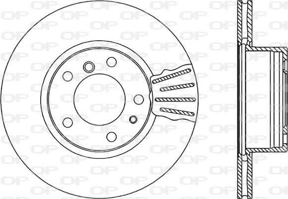 Open Parts BDA1087.20 - Disque de frein cwaw.fr