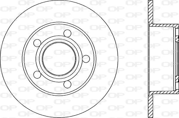 Open Parts BDA1038.10 - Disque de frein cwaw.fr