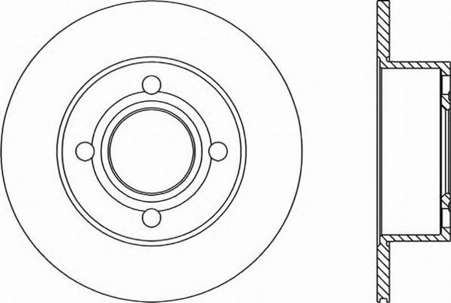 Open Parts BDA1025.10 - Disque de frein cwaw.fr