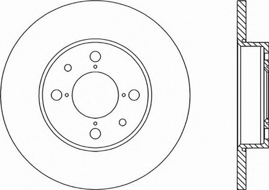 Open Parts BDA1141.10 - Disque de frein cwaw.fr