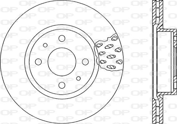 Open Parts BDA1147.20 - Disque de frein cwaw.fr