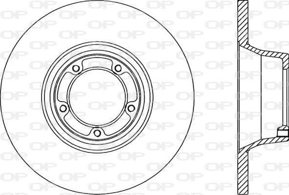 Open Parts BDA1159.10 - Disque de frein cwaw.fr