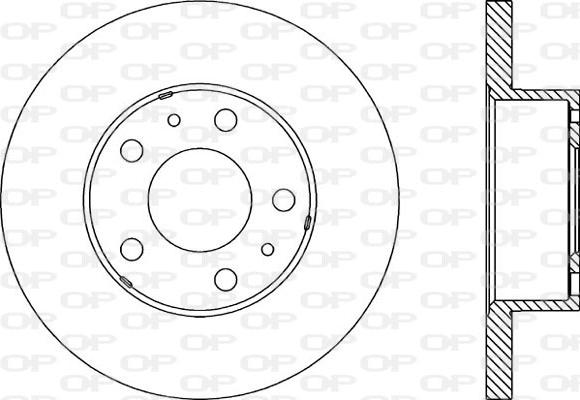 Open Parts BDA1150.10 - Disque de frein cwaw.fr