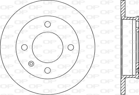 Open Parts BDA1157.10 - Disque de frein cwaw.fr