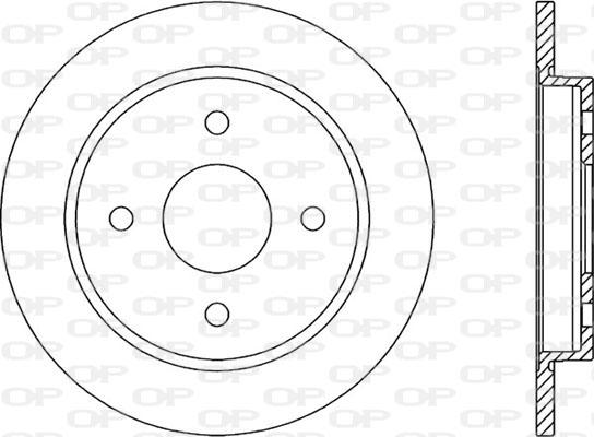 Open Parts BDA1165.10 - Disque de frein cwaw.fr