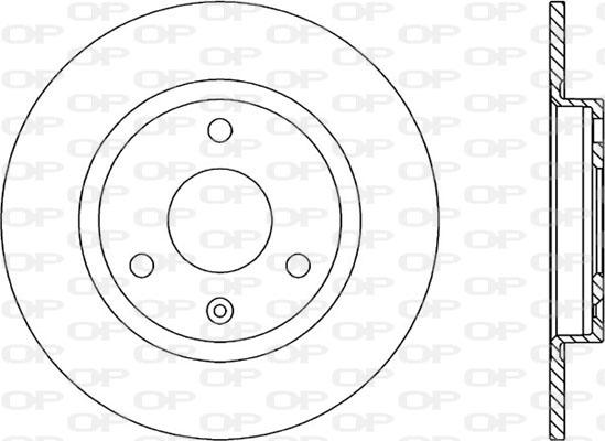 Open Parts BDA1105.10 - Disque de frein cwaw.fr