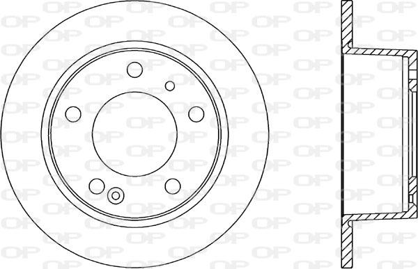 Open Parts BDA1110.10 - Disque de frein cwaw.fr