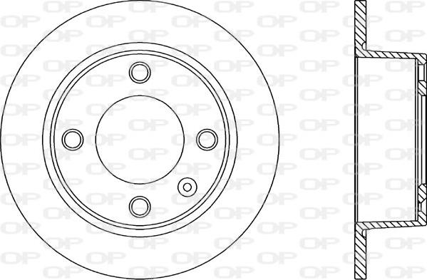 Open Parts BDA1113.10 - Disque de frein cwaw.fr