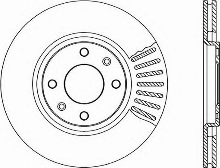 Open Parts BDA1112.20 - Disque de frein cwaw.fr