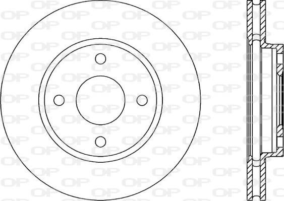 Open Parts BDA1184.20 - Disque de frein cwaw.fr