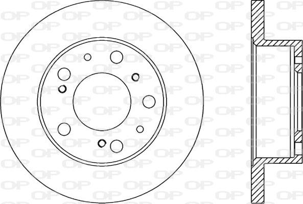 Open Parts BDA1136.10 - Disque de frein cwaw.fr