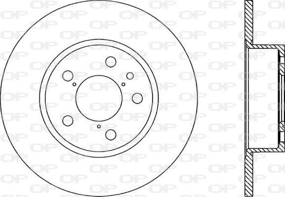 Open Parts BDA1138.10 - Disque de frein cwaw.fr