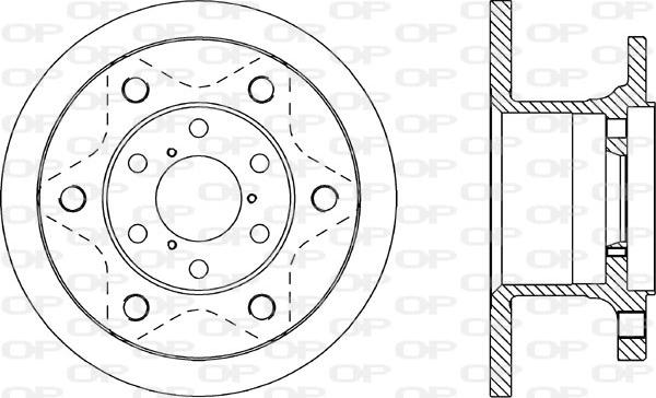 Open Parts BDA1132.10 - Disque de frein cwaw.fr