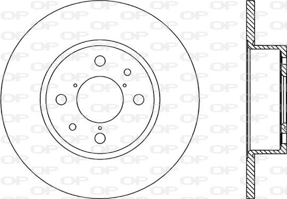 Open Parts BDA1137.10 - Disque de frein cwaw.fr