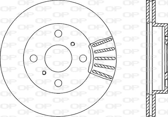 Open Parts BDA1841.20 - Disque de frein cwaw.fr