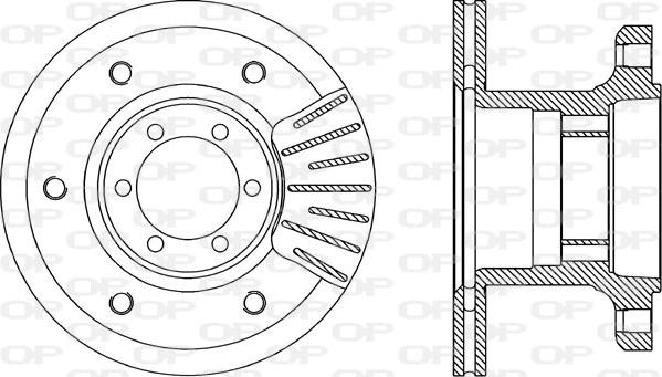 Open Parts BDA1848.20 - Disque de frein cwaw.fr