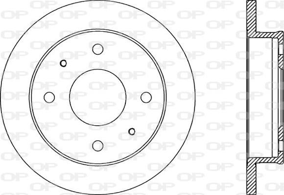 Open Parts BDA1858.10 - Disque de frein cwaw.fr