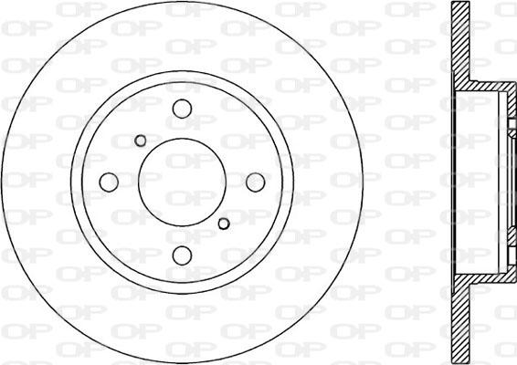 Open Parts BDA1857.10 - Disque de frein cwaw.fr