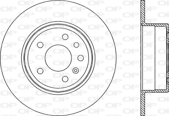 Open Parts BDA1805.10 - Disque de frein cwaw.fr