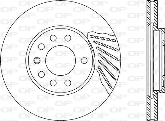 Open Parts BDA1808.20 - Disque de frein cwaw.fr