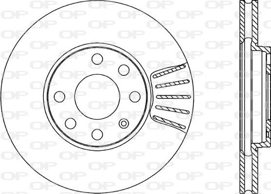 Open Parts BDA1807.20 - Disque de frein cwaw.fr