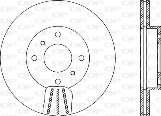 Open Parts BDA1885.20 - Disque de frein cwaw.fr