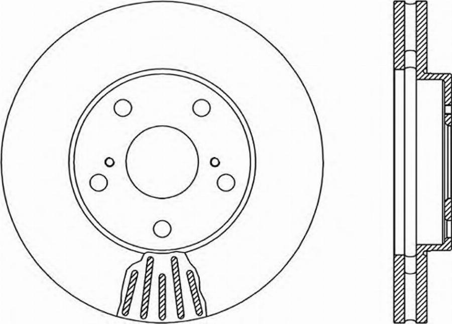 Open Parts BDA1876.20 - Disque de frein cwaw.fr