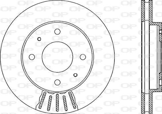 Open Parts BDA1870.20 - Disque de frein cwaw.fr