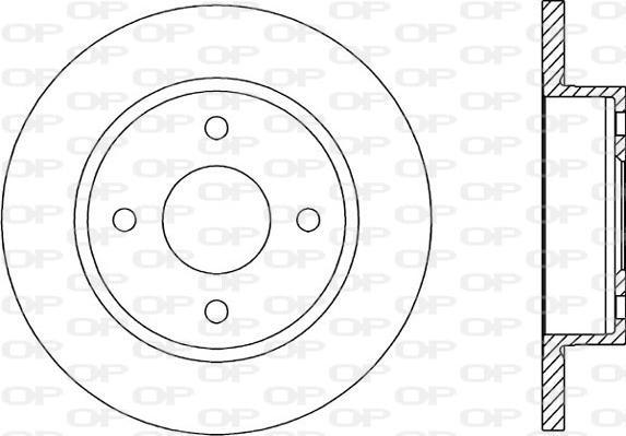 Open Parts BDA1395.10 - Disque de frein cwaw.fr